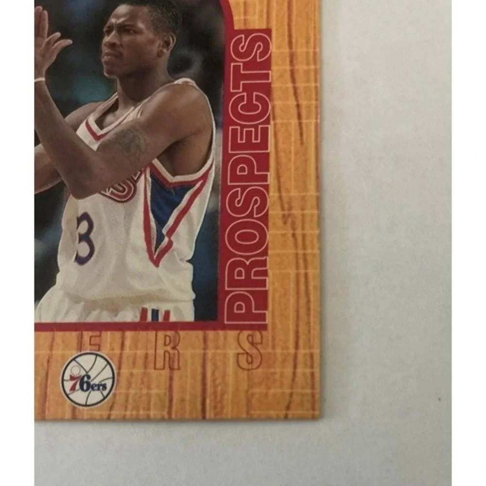 ALLEN IVERSON 1997/98 UPPER DECK UD3 #14 HARDWOOD PROSPECTS‎ BA7013